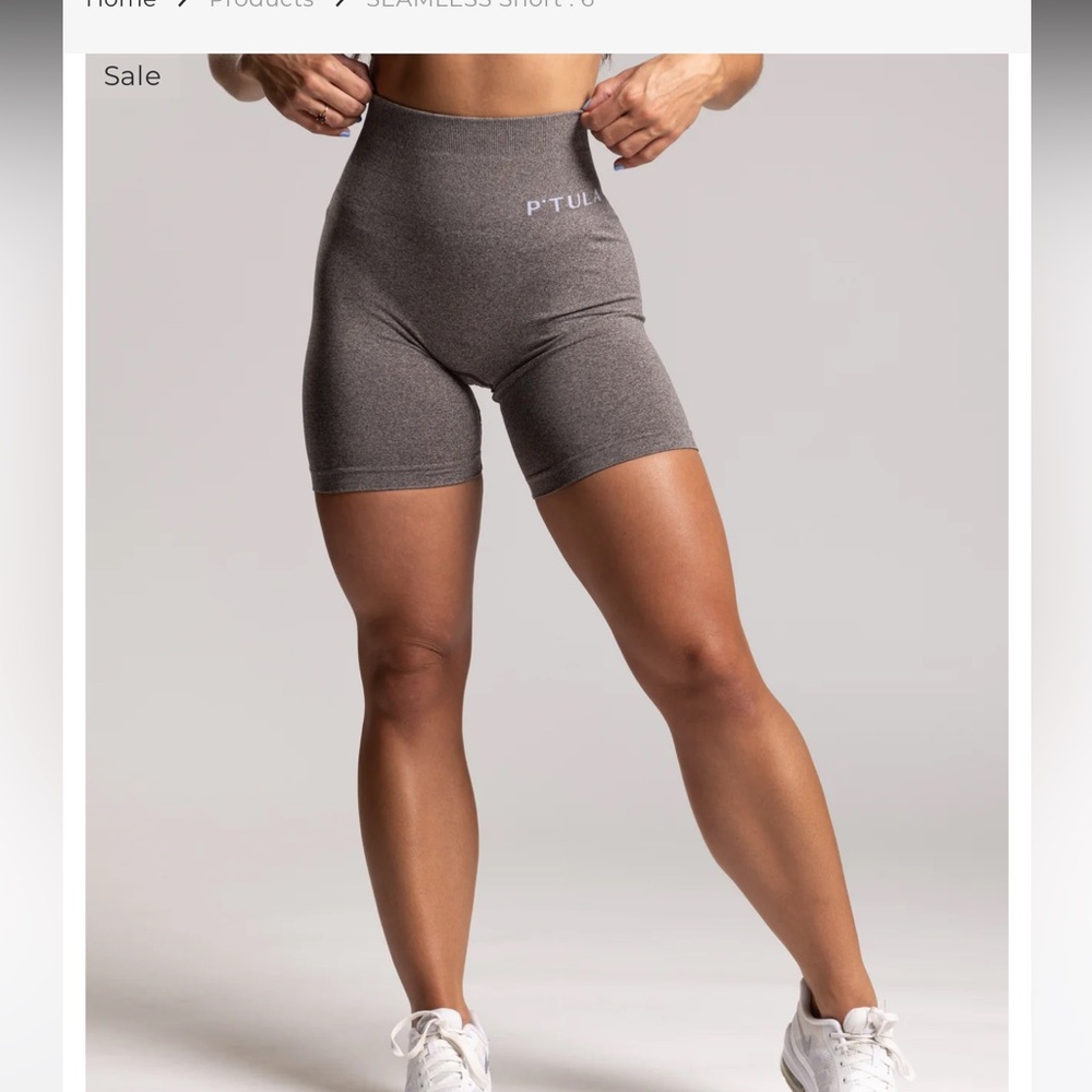 *Lot of 3* PTULA seamless 6” bike short | black, blue, driftwood | size L | NWT